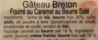 Gâteau Breton Fourré Caramel au Beurre Salé
