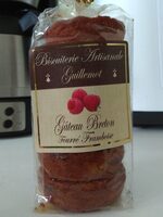 Gâteau breton fourré framboise