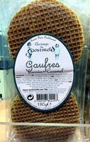 Gaufres fourrées caramel