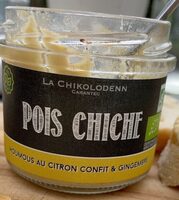 Houmous au citron confit et gingembre