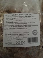 Pain lin tournesol miche 500g tranché emballé