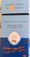 Brins De Chocolat Au Lait Aromatisés Au Caramel
