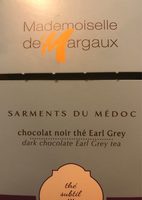 Brins De Chocolat Noir Aromatisés Thé Bergamote