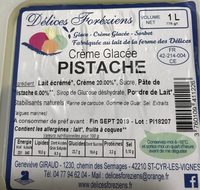 Creme glacée pistache