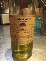 Huile d'olive LEBLANC