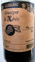Vinaigre de Xérès