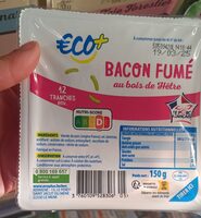Bacon fumé au bois de hêtre