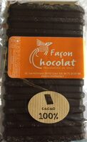 Tablette pur cacao 100% sans sucre