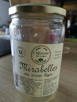 Mirabelles au sirop léger