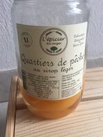 Quartiers de pêche au sirop léger