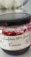 Confiture 55% fruits cassis