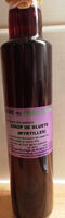 Sirop de bluets (myrtilles)