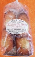 Madeleines pur beurre aux oeufs frais