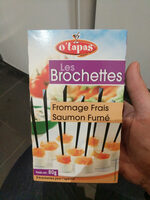 9 Brochettes De Fromage Saumon Fumé
