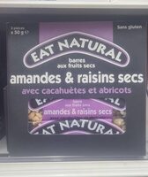 Barres aux fruits avec cacahuètes et abricots