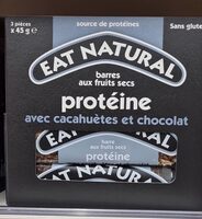 Barres aux fruits secs avec cacahuètes et chocolat