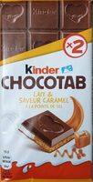 Kinder Chocotab lait & saveur caramel à la pointe de sel