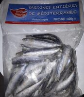 Sardines entières de méditerranée