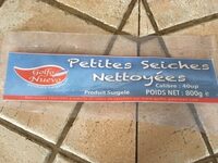 Petites Seiches nettoyées