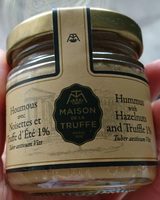 Houmous avec noisettes et truffe d'été