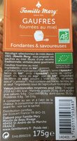 Gaufres fourrées au miel
