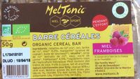 Barre Céréales Miel Framboises