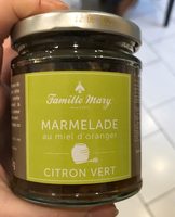 Marmelade au miel d'oranger Citron vert