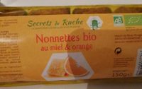 Nonnettes bio miel orange