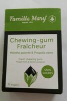Chewing-gum fraîcheur