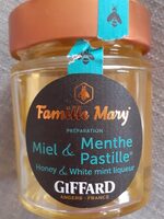 Miel et Menthe Pastille