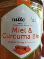 Miel curcuma bio