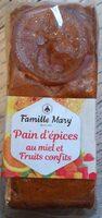 Pain d'épices au miel et fruits confits