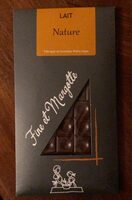 Chocolat lait nature