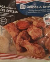 Wings de poulet panees épicées