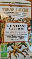 Tisane à sucer Gentiane Citron