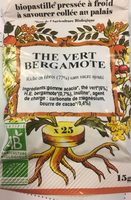 Tisane a Sucer thé Vert Bergamote