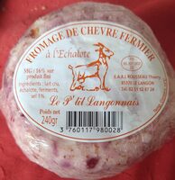 Fromage de chèvre fermier à l'échalote