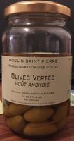 Olives vertes goût anchois
