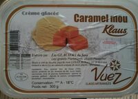 Crème glacée caramel mou