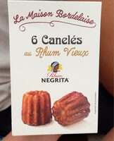 6 Canelés au Rhum vieux
