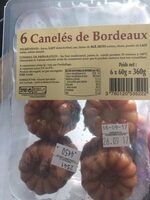 6 canelés de Bordeaux