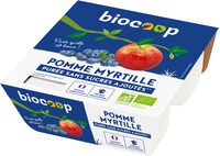 Purée pomme myrtille
