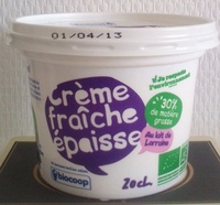 Crème fraîche épaisse 30%
