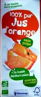 100% pur jus d'orange