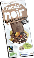 Chocolat noir aux éclats d'amande