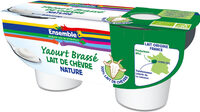 Yaourts brassés au lait entier de chèvre x2