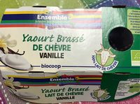 Yaourt Vanille Entier Brassé Chèvre