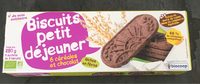 Biscuits petit déjeuner - 6 céréales et chocolat