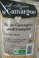 Riz de Camargue rond complet