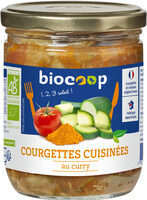 Courgettes cuisinées curry